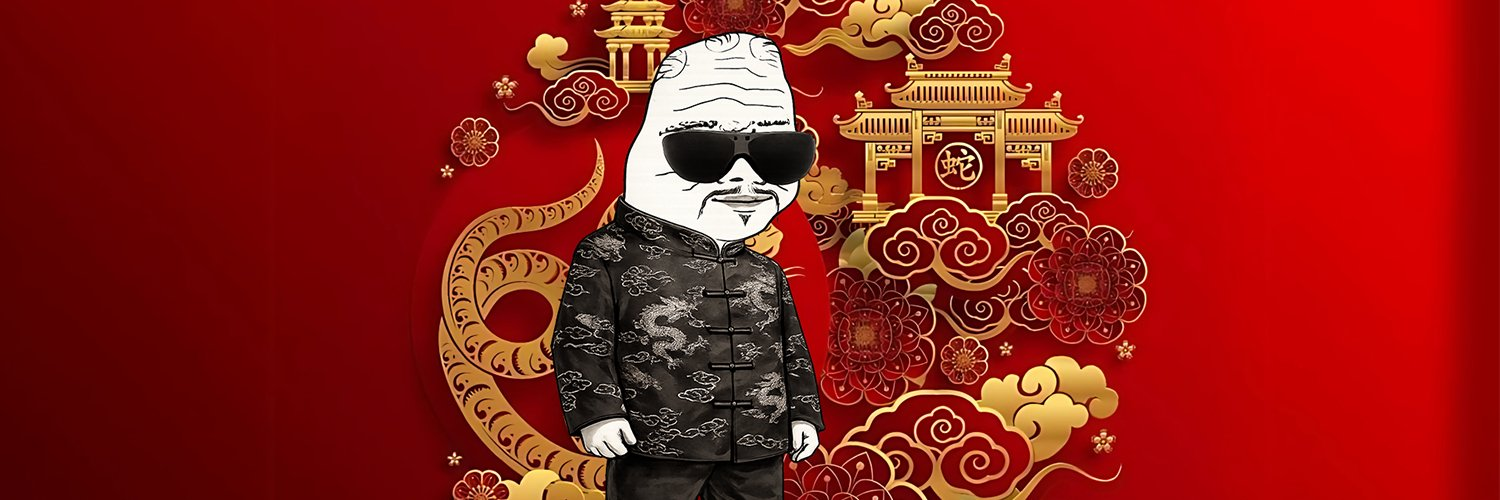 Chinese Unc imperial banner — black silk jacket, gold dragons, red court